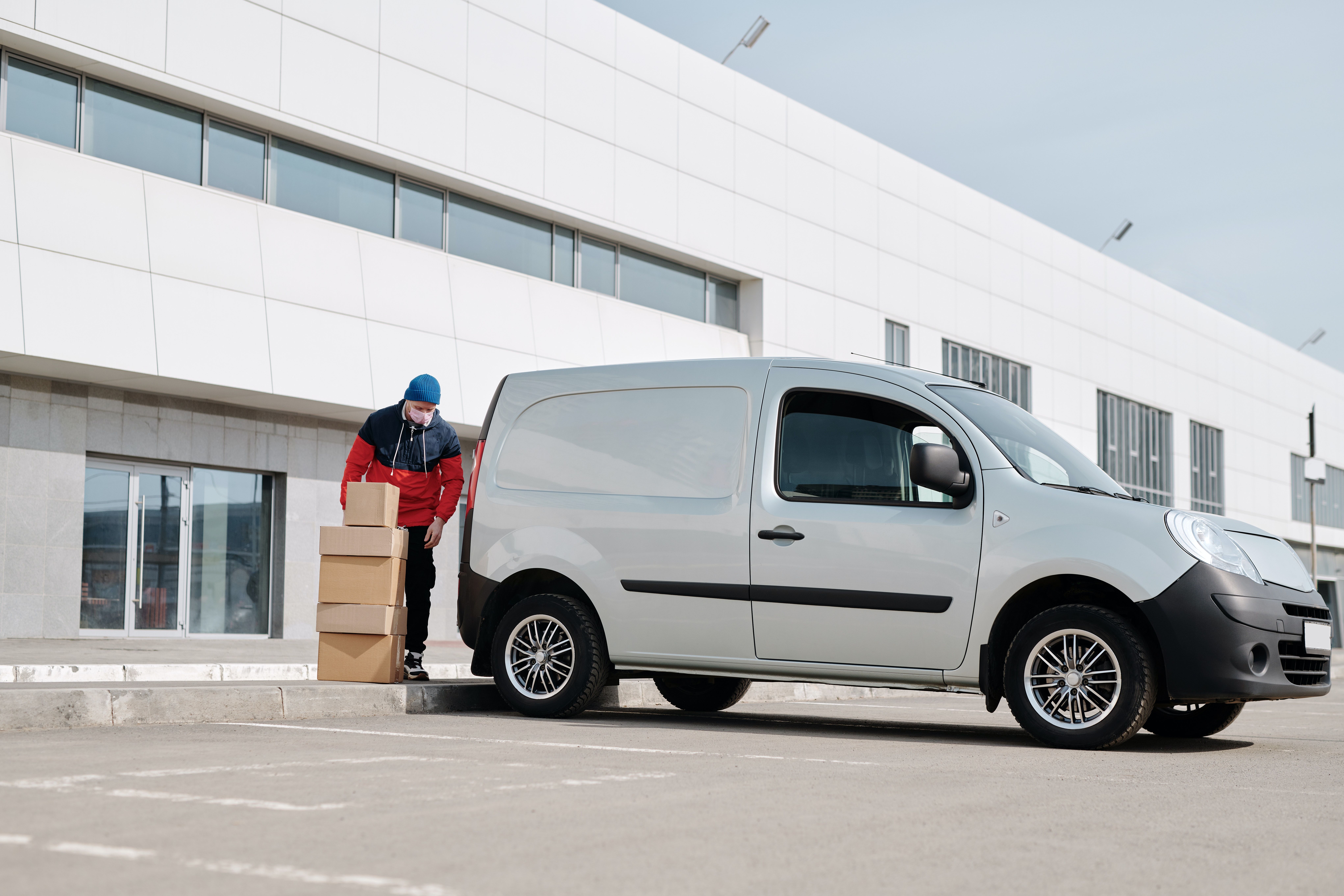 Delivery services background